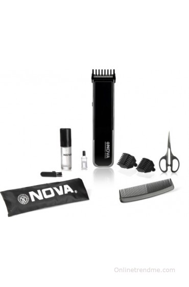 Nova Advanced Skin Friendly Precision NHT 1055 BL Trimmer For Men(Black)